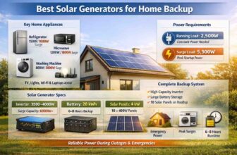 best solar generators for Home backup