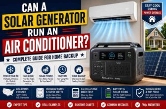 Can Solar generator run Air Conditioner