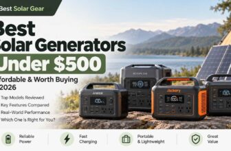 Best Solar Generators Under $500 (2026): Top 7 Picks Reviewed
